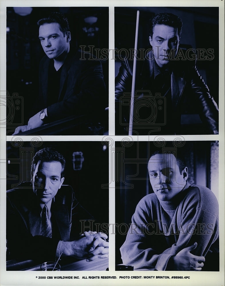 2000 Press Photo Actor Jason Gedrick, Titus Welliver, L Brancato Jr, S Marinelli- Historic Images