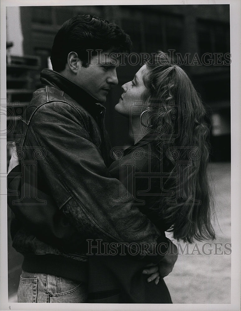 1989 Press Photo Jo Anderson Actress Dale Midkiff Actor Dream Street Drama Show- Historic Images