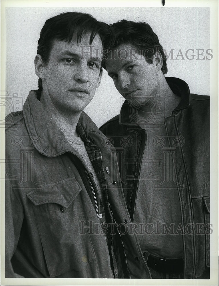 1988 Press Photo Fred Frechette Actor Dale Midkiff Dream Street Drama Series TV- Historic Images