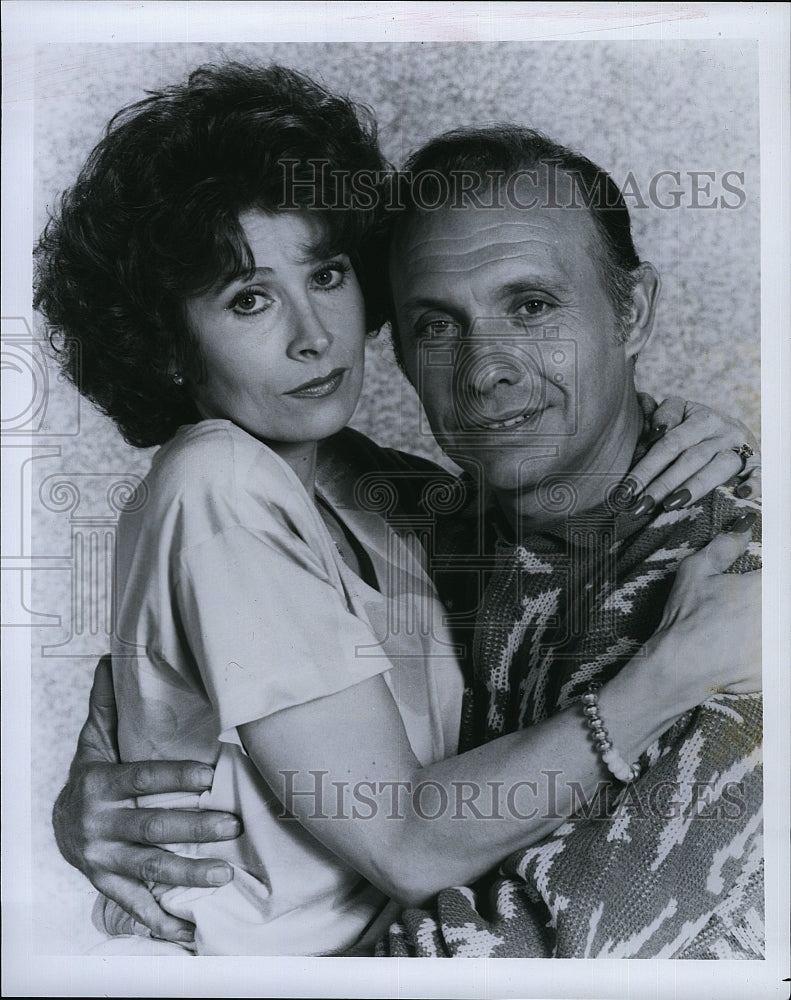 1987 Press Photo Anita Morris, Hector Elizondo &quot;Down &amp; Out in Beverly Hills&quot;- Historic Images