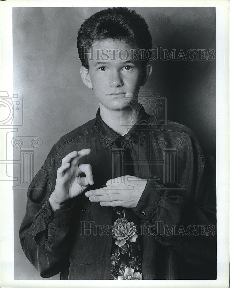 1991 Press Photo Neil Patrick Harris American Actor Doogie Howser MD TV Show