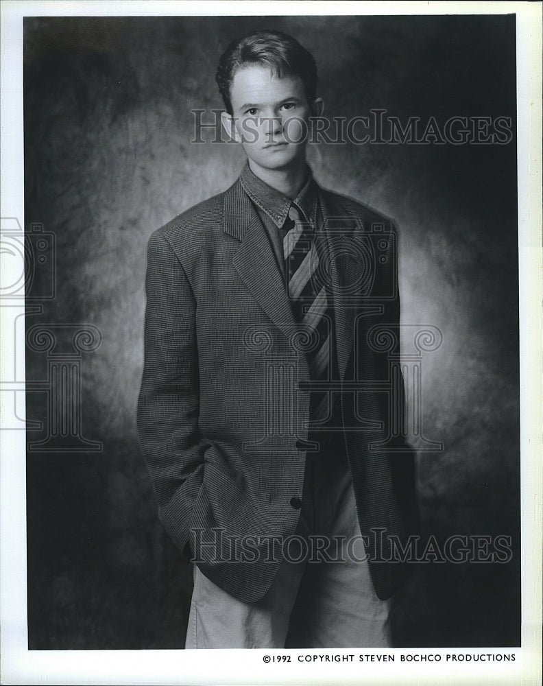 1992 Press Photo Neil Patrick Harris Actor Doogie Howser MD TV Show Series- Historic Images