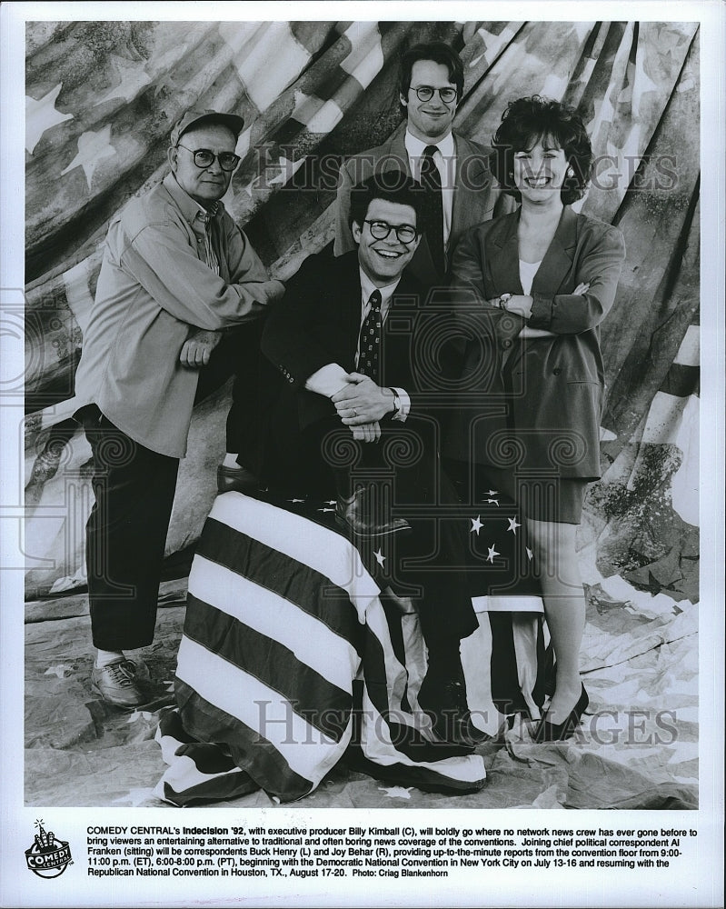 1992 Press Photo Al Franken To Host &quot;Indicision 92&quot;- Historic Images