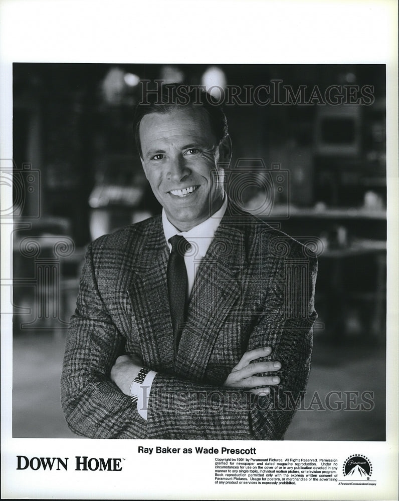 1991 Press Photo Ray Baker as Wade Prescott on &quot;Down Home&quot;- Historic Images