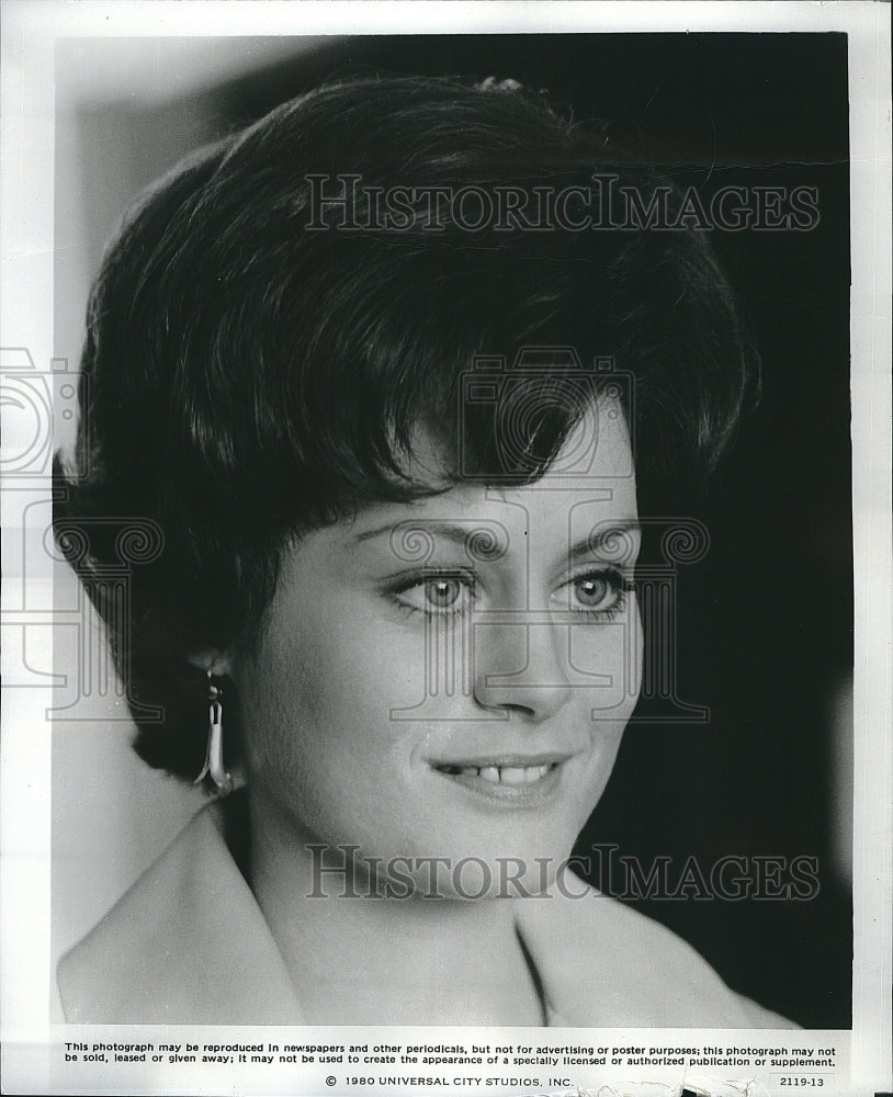 1980 Press Photo Coal Miner's Daughter Film Actress Beverly D'Angelo Scene- Historic Images