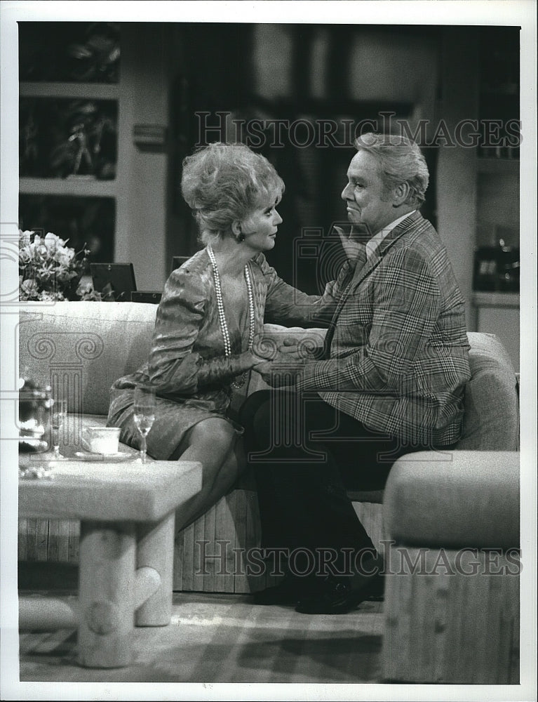 1988 Press Photo Ruta Lee, Van Johnson "Coming of Age"- Historic Images
