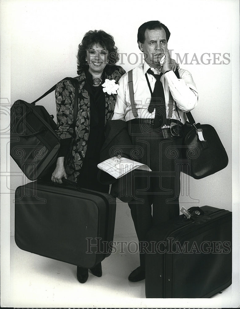 1988 Press Photo Phyllis Newman, Paul Dooley &quot;Coming of Age&quot;- Historic Images