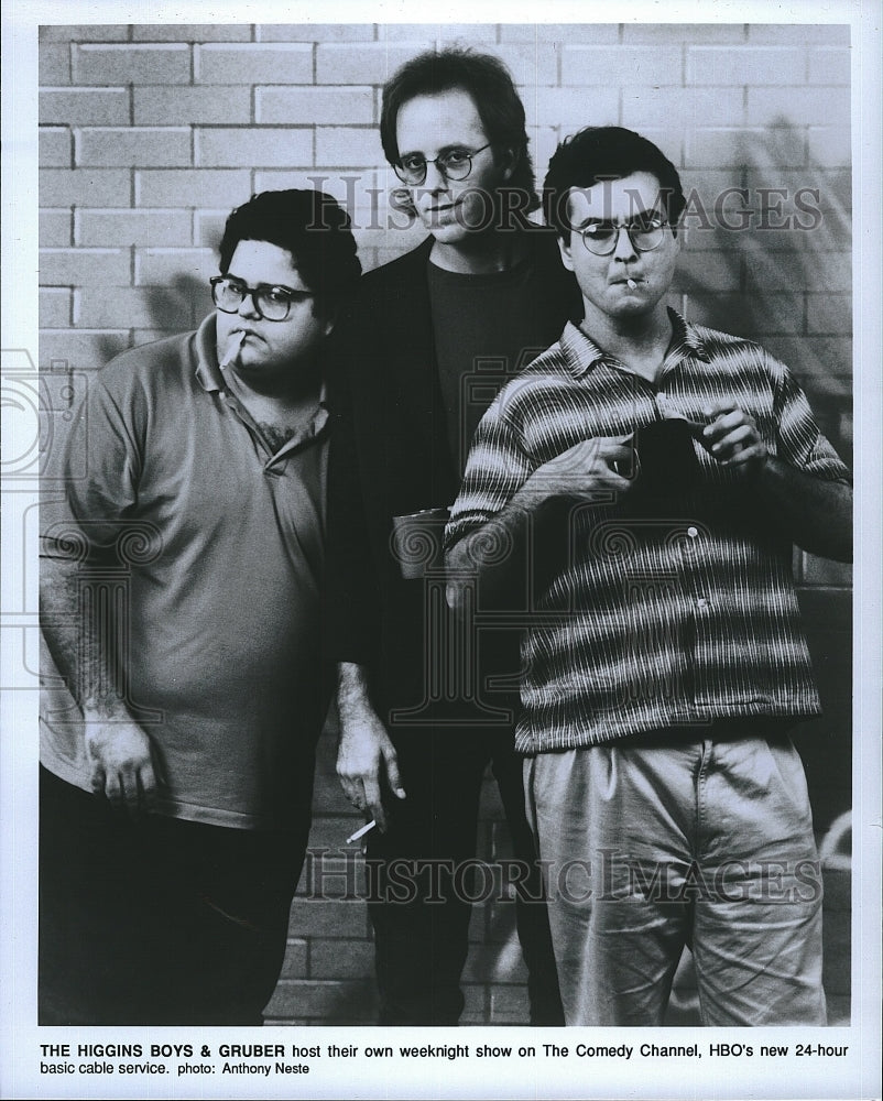 Press Photo The Higgins Boys and Gruber on &quot;The Comedy Channel&quot;- Historic Images