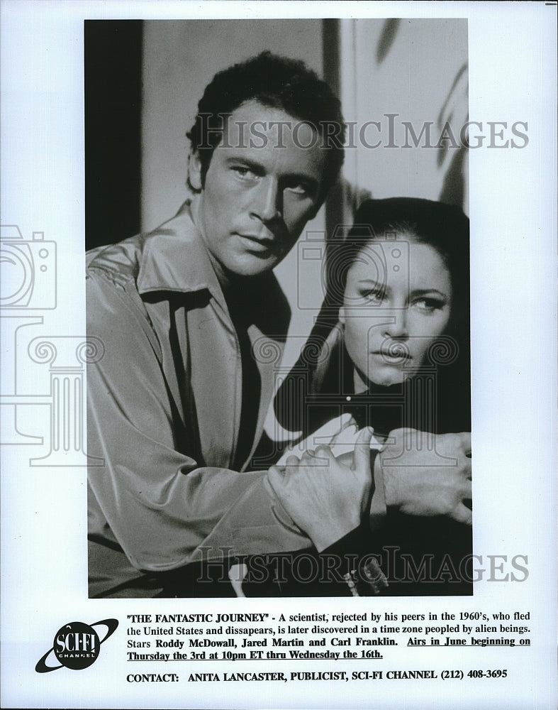1977 Press Photo A scene from "The Fantastic Journey"- Historic Images