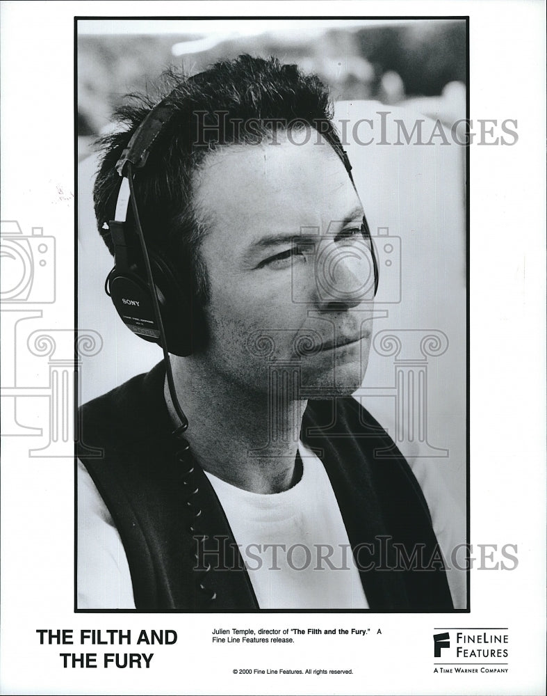 2000 Press Photo Julien Temple, Director, "The Filth And The Fury"- Historic Images