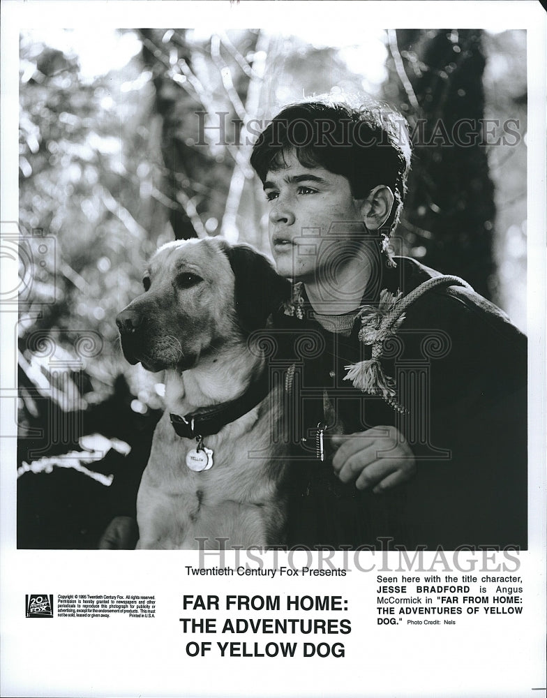 1992 Press Photo Jesse Bradford stars in &quot;Far From Home - The Adventures- Historic Images