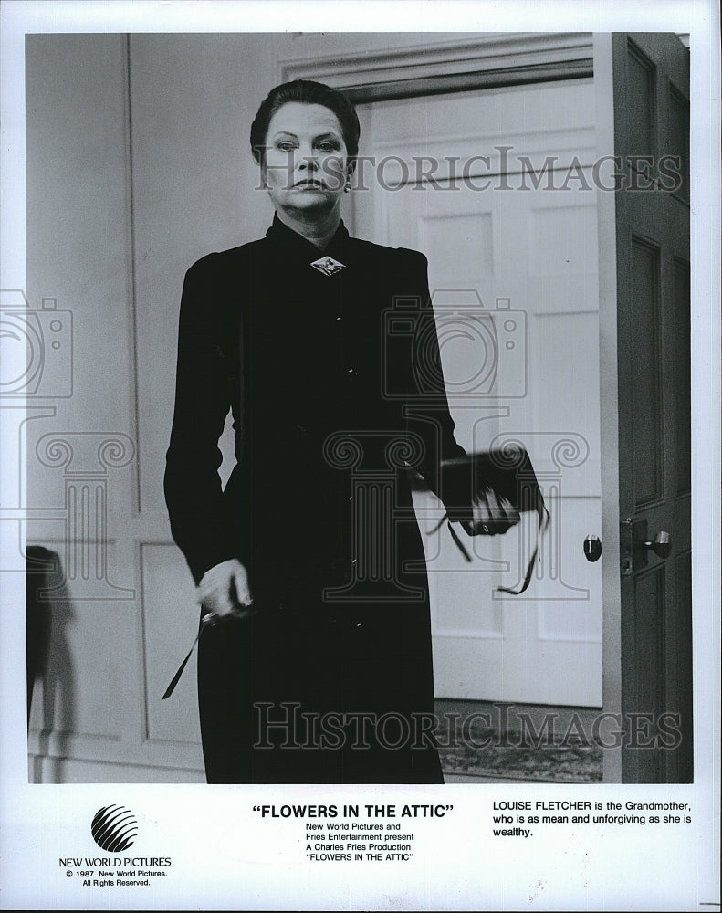 1987 Press Photo Louise Fletcher American Actress Flowers In The Attic Movie- Historic Images