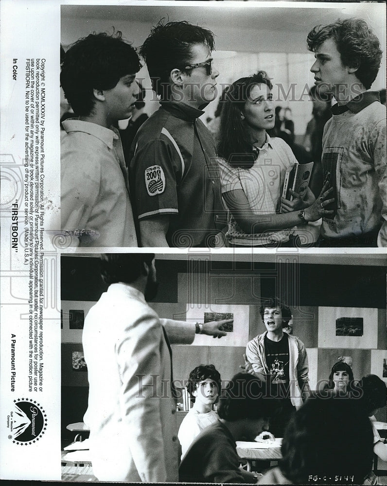 1984 Press Photo Sarah Jessica Parker, Christopher Collet & James Harper- Historic Images