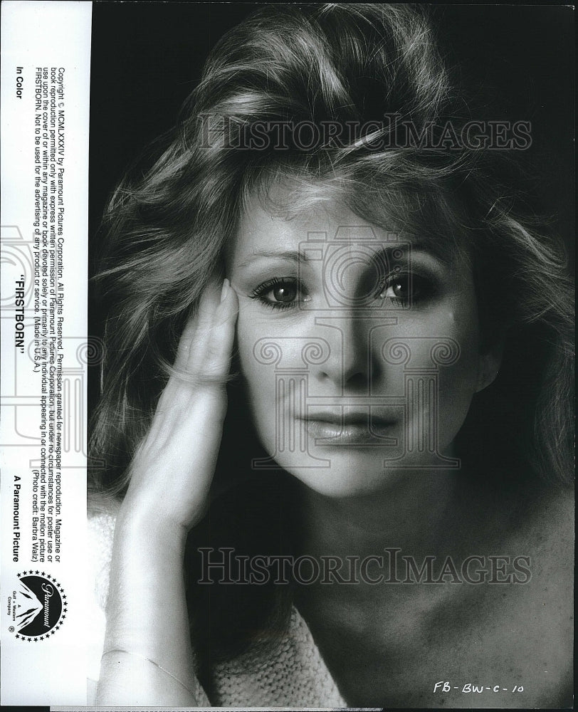 1984 Press Photo Teri Garr Stars In "Firstborn"- Historic Images