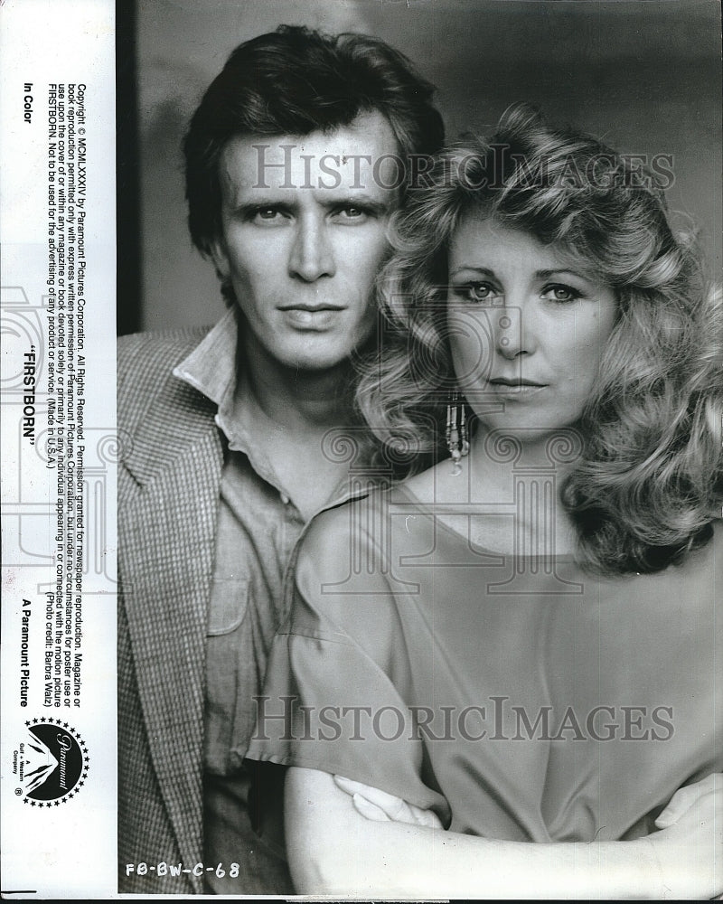 1984 Press Photo Teri Garr &amp; Peter Weller Star In &quot;Firstborn&quot;- Historic Images