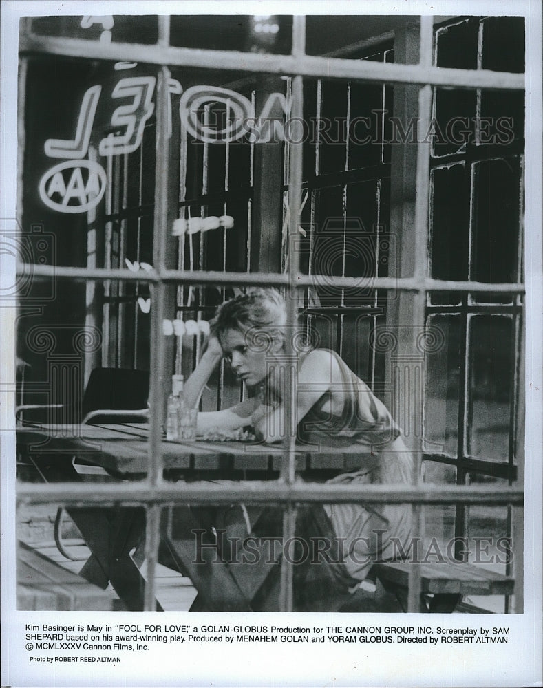 1985 Press Photo Kim Basinger Stars In "Fools For Love"- Historic Images