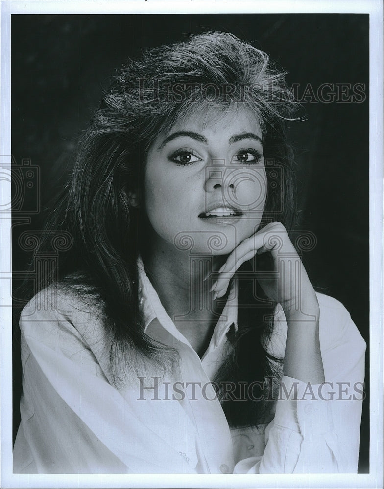 1987 Press Photo Karen Mistal Stars In "The New Adventures Of Beans Baxter"- Historic Images