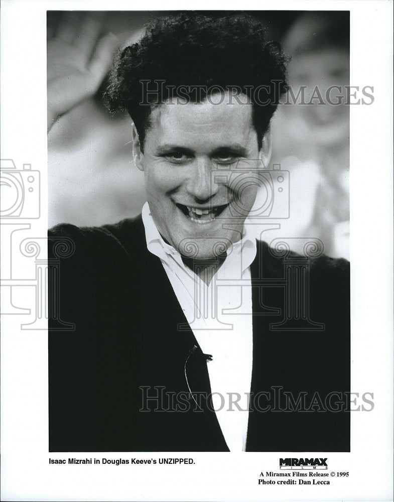 1995 Press Photo Designer Isaac Mizrahi In Douglas Keeve&#39;s &quot;Unzipped&quot;- Historic Images