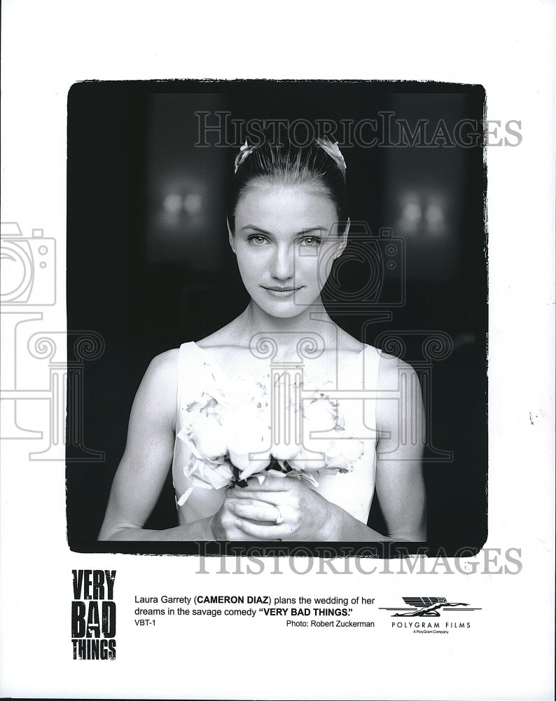 Press Photo Cameron Diaz Stars In &quot;Very Bad Things&quot; As Laura Garrety- Historic Images