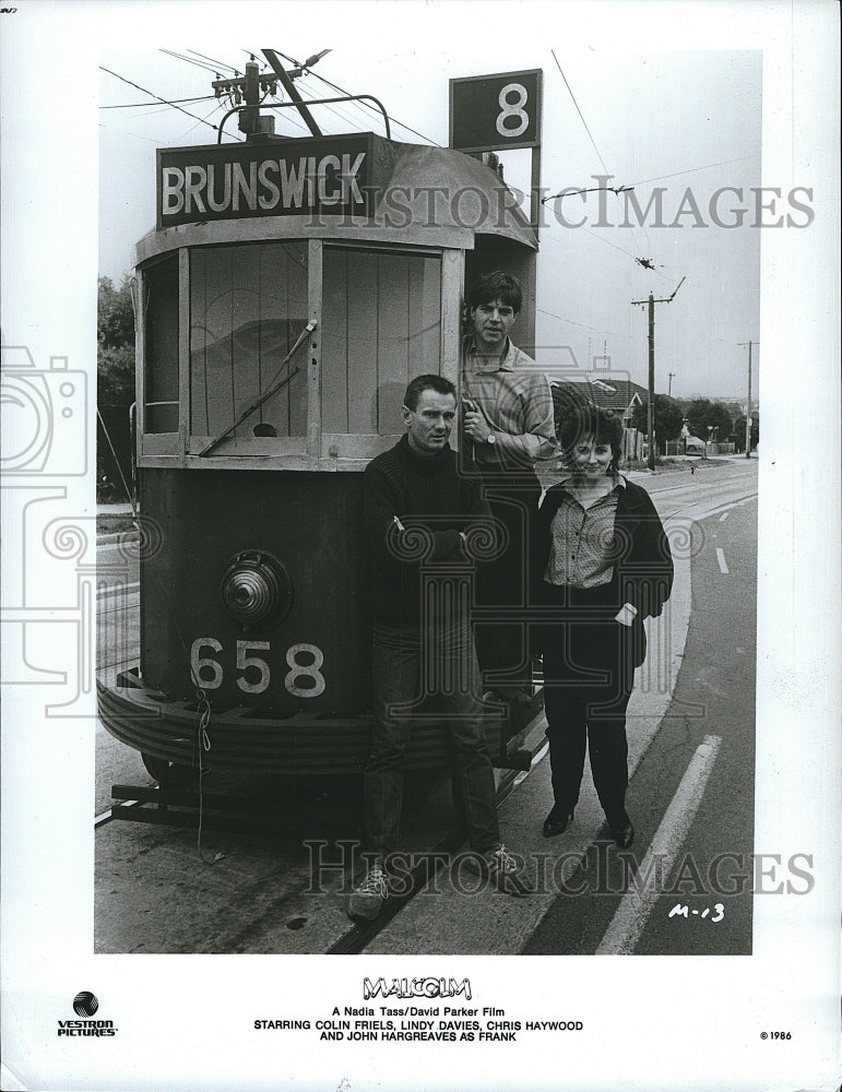 1986 Press Photo Cast of 1986 David Parker film &quot;Malcolm&quot;.- Historic Images