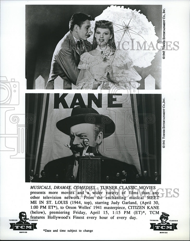 1941 Press Photo Judy Garland in &quot;Meet me In St. Louis&quot; &amp; &quot;Citizen Kane&quot; Musical- Historic Images