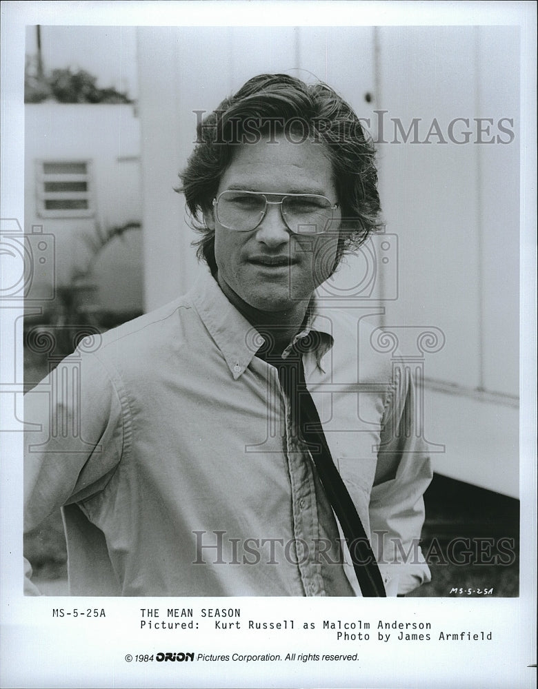 1984 Press Photo Kurt Russell stars in &quot;The Mean Season&quot;- Historic Images