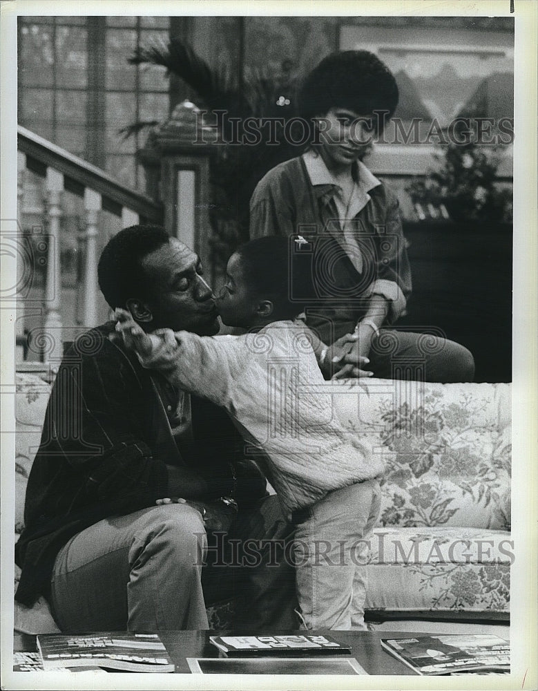 1985 Press Photo Phylicia Ayers-Allen and Bill Cosby in &quot;The Bill Cosby Show&quot;.- Historic Images