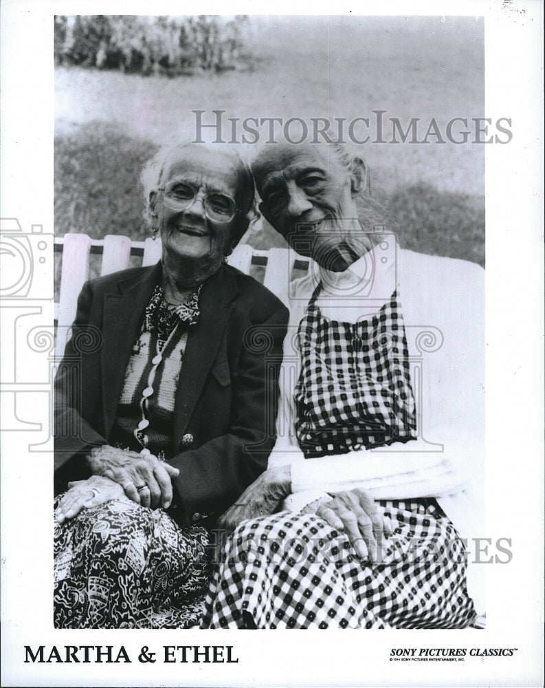 1994 Press Photo Martha and Ethel in &quot;Martha and Ethel&quot;- Historic Images