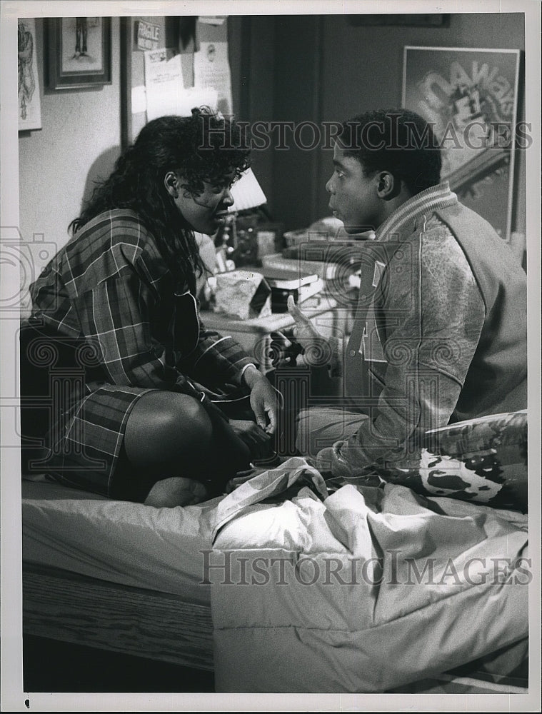 1988 Press Photo Charnele Brown, Brian Welsey Thomas &quot;A Different World&quot;- Historic Images