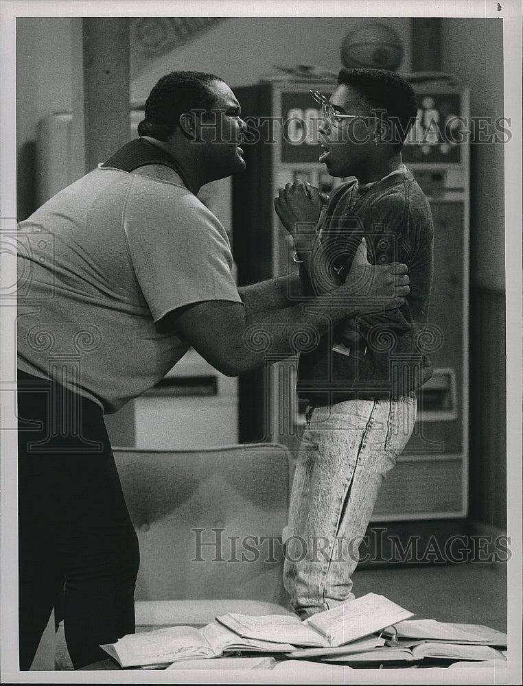 1989 Press Photo Kadeem Hardison, Jaime Cardiche, &quot;A Different World&quot;- Historic Images