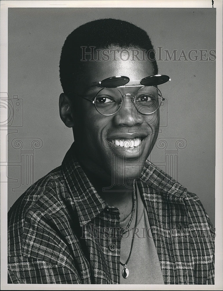 1989 Press Photo Actor Kadeem Hardison in &quot;A Different World&quot;- Historic Images