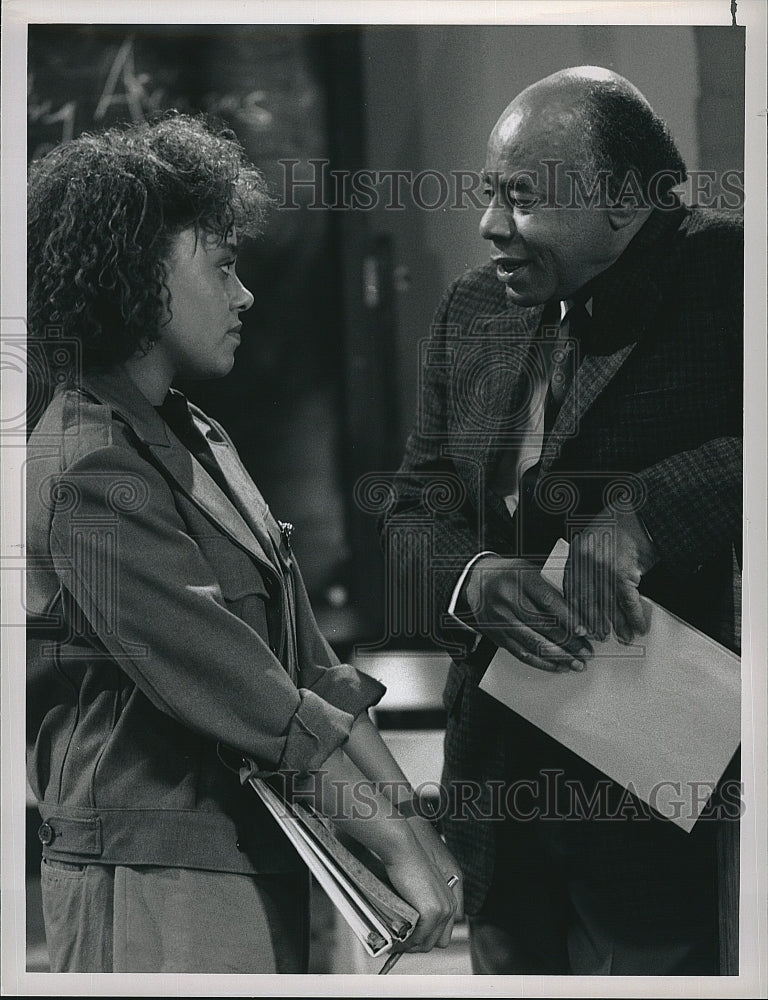 1988 Press Photo Cree Summer Roscoe Lee Brown A Different World- Historic Images