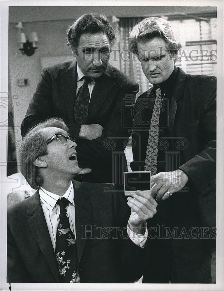 1989 Press Photo Actor Harry Groener &amp; Jere Burns in &quot;Ralph&#39;s Second Chance&quot;- Historic Images