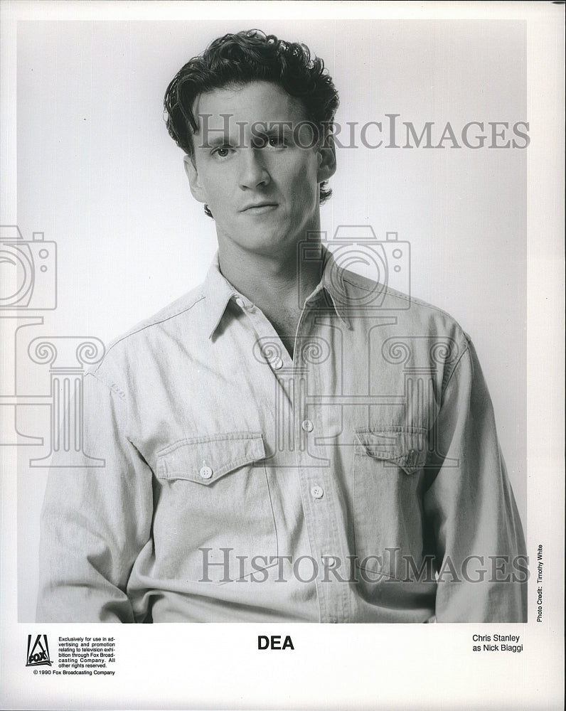 1992 Press Photo Actor Chris Stanley in &quot;DEA&quot;- Historic Images