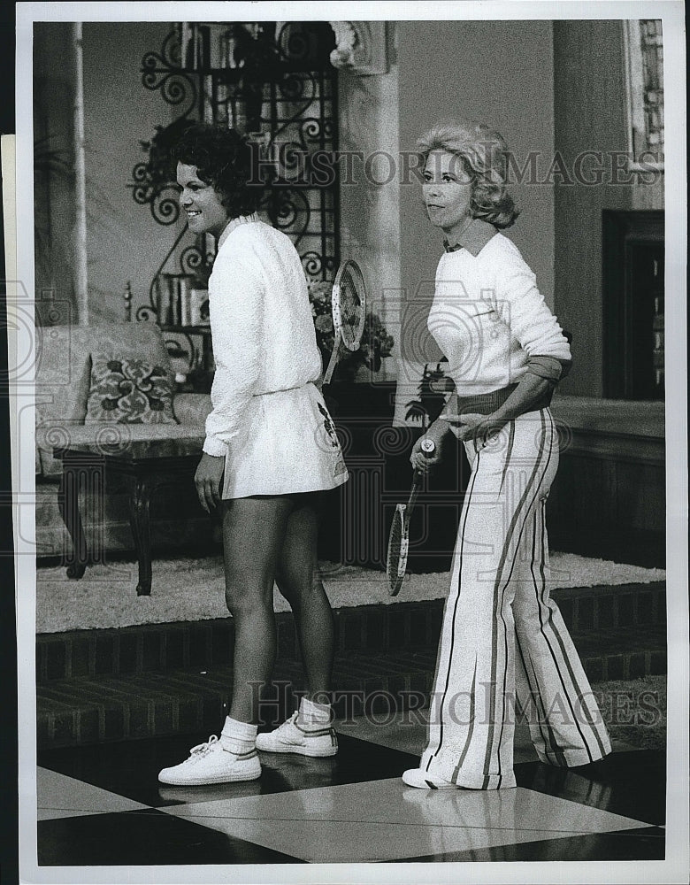 1970 Press Photo &quot;Dinah&#39;s Place&quot; Dinah Shore &amp; Evonne Goolagong- Historic Images