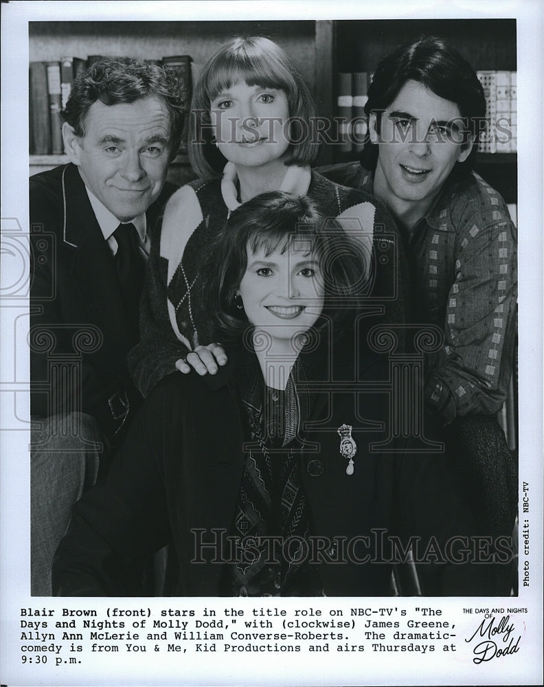 1985 Press Photo &quot;The Days &amp; Nights of Molly Dodd&quot; Blair Brown,James Greene- Historic Images