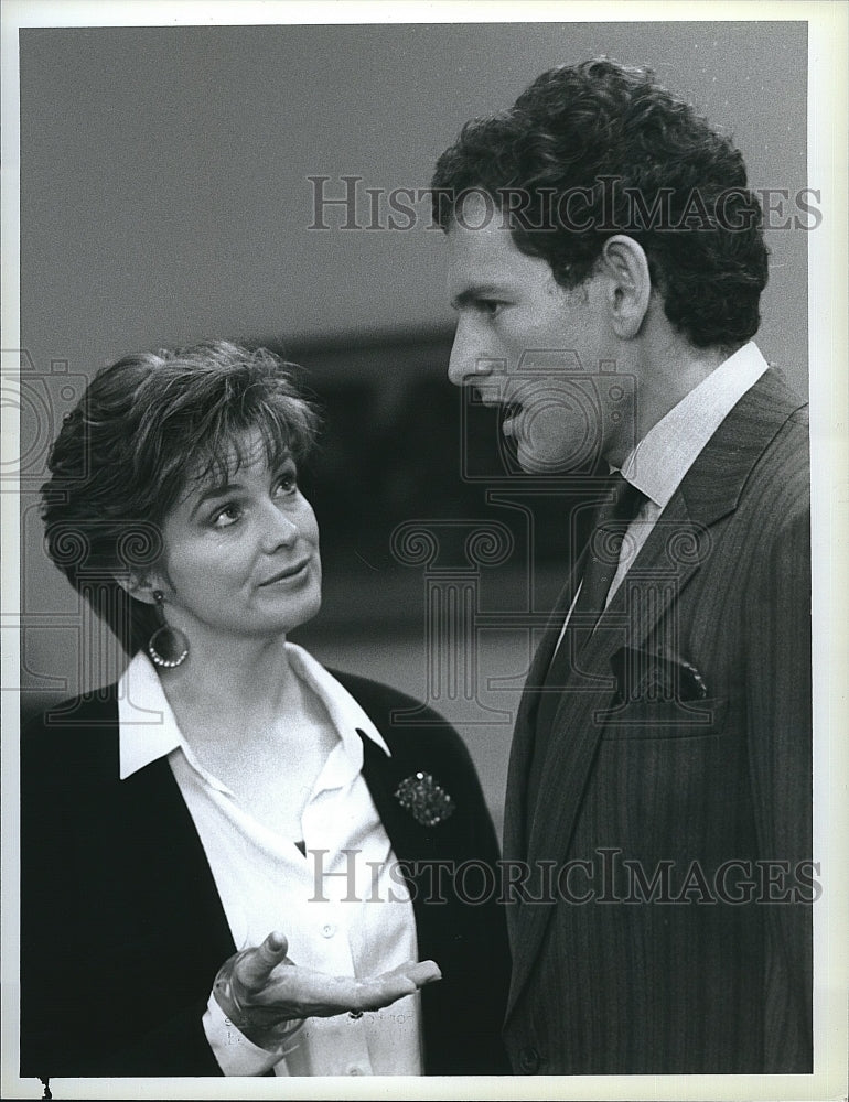 1987 Press Photo "The Days & Nights of Molly Dodd" Blair Brown,Victor Gerber- Historic Images