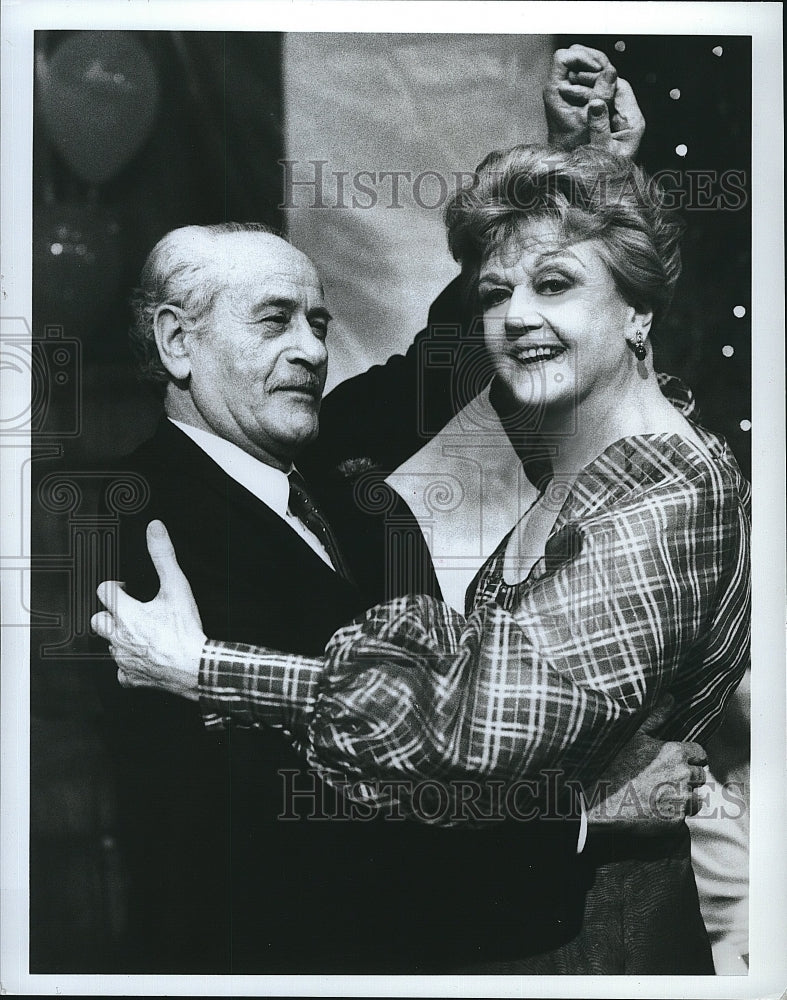 1988 Press Photo &quot;Murder She Wrote&quot; starring Angela Lansbury, Eli Wallach- Historic Images