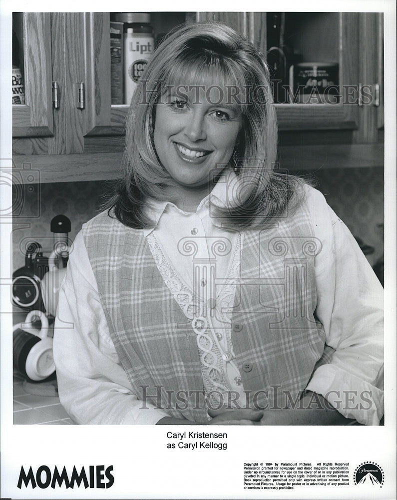 1994 Press Photo Actress Caryl Kristensen in &quot;Mommies&quot;- Historic Images