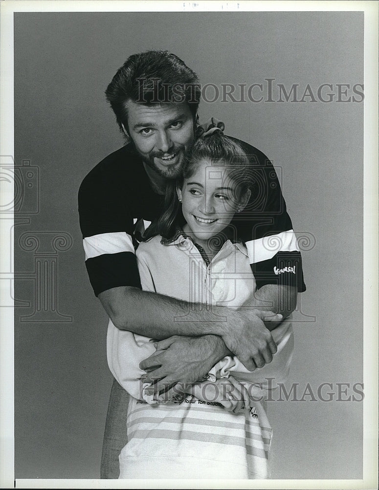 1987 Press Photo &quot;My Two Dads&quot; Greg Evigan ,Staci Keanan- Historic Images