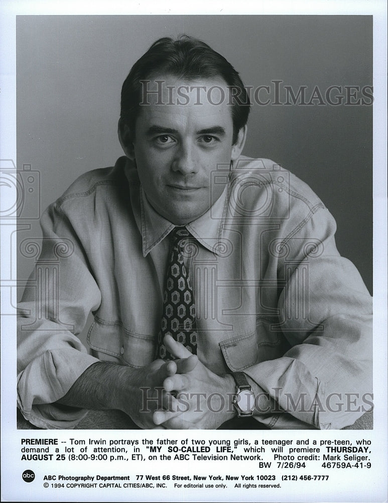 1994 Press Photo &quot;My So Called Life&quot;  Tom Irwin stars- Historic Images