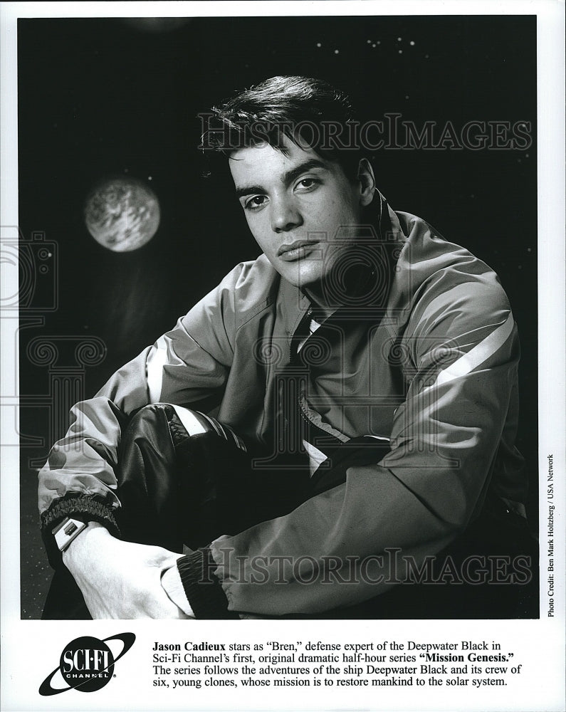 Press Photo Jason Cadieus in &quot;Mission Genesis&quot;- Historic Images