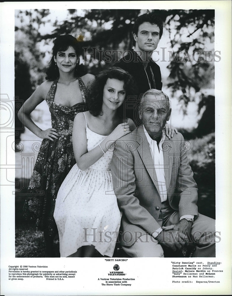 1988 Press Photo Constance Marie and Patrick Cassidy in &quot;Dirty Dancing&quot;- Historic Images