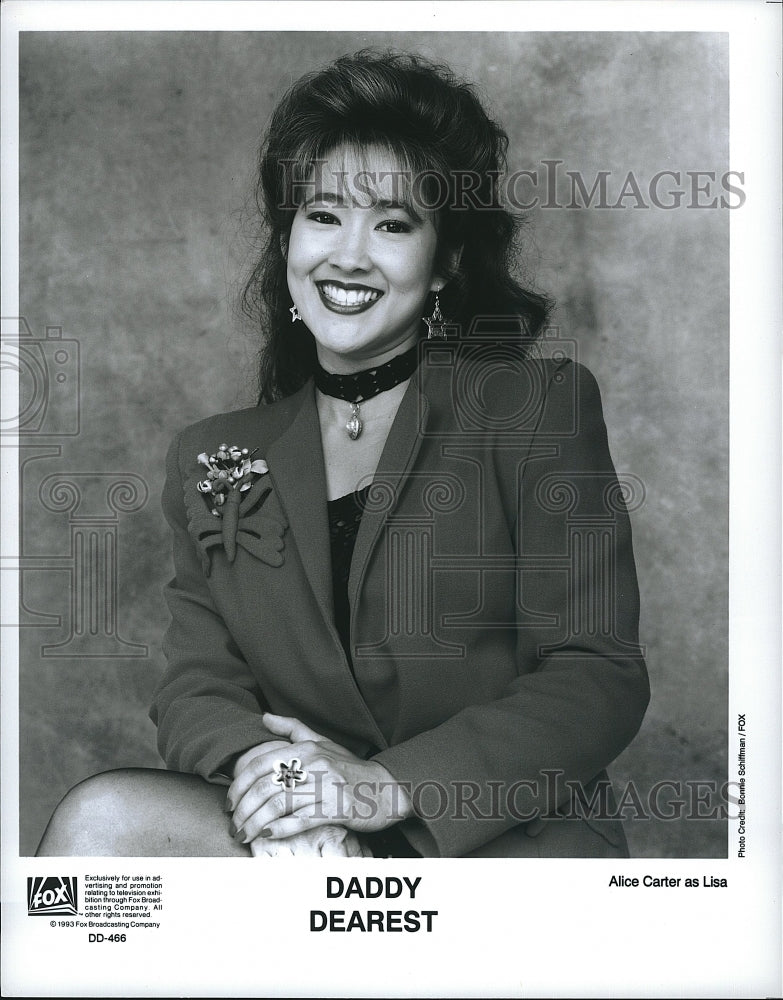 1993 Press Photo Alice Carter American Actress Daddy Dearest Television Sitcom - Historic Images