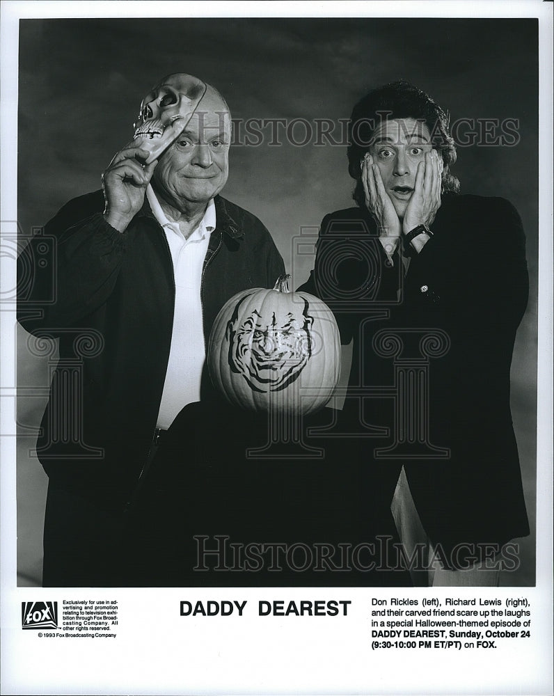 1993 Press Photo Don Rickles, Richard Lewis, &quot;Daddy Dearest&quot;- Historic Images