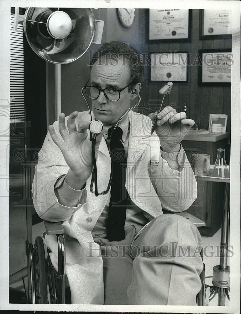 1989 Press Photo Actor Matt Frewer In &quot;Doctor Doctor&quot;- Historic Images