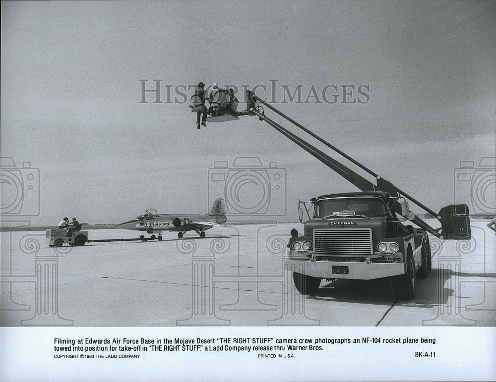 1983 Press Photo Scene From Movie &quot;The Right Stuff&quot;- Historic Images