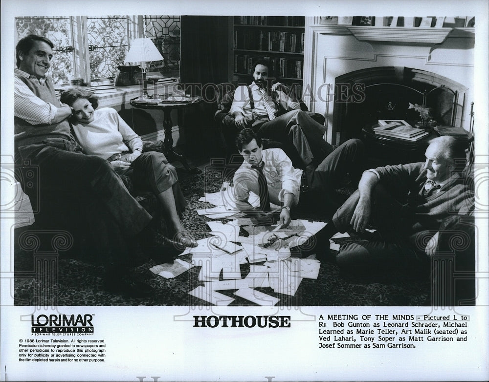 1988 Press Photo Actor Bob Gunton in &quot;Hothouse&quot;- Historic Images