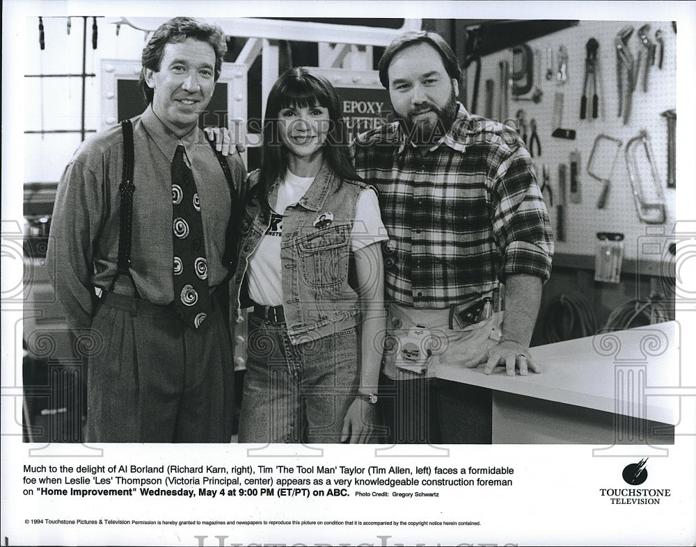 1994 Press Photo Richard Karn Tim Allen Home Improvement- Historic Images