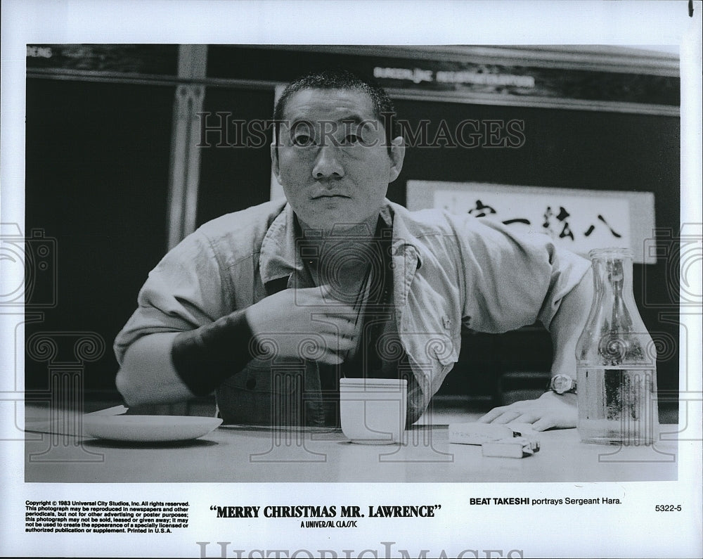 1983 Press Photo Actor Beat Takeshi in &quot;Merry Christmas, Mr. Lawrence&quot;- Historic Images